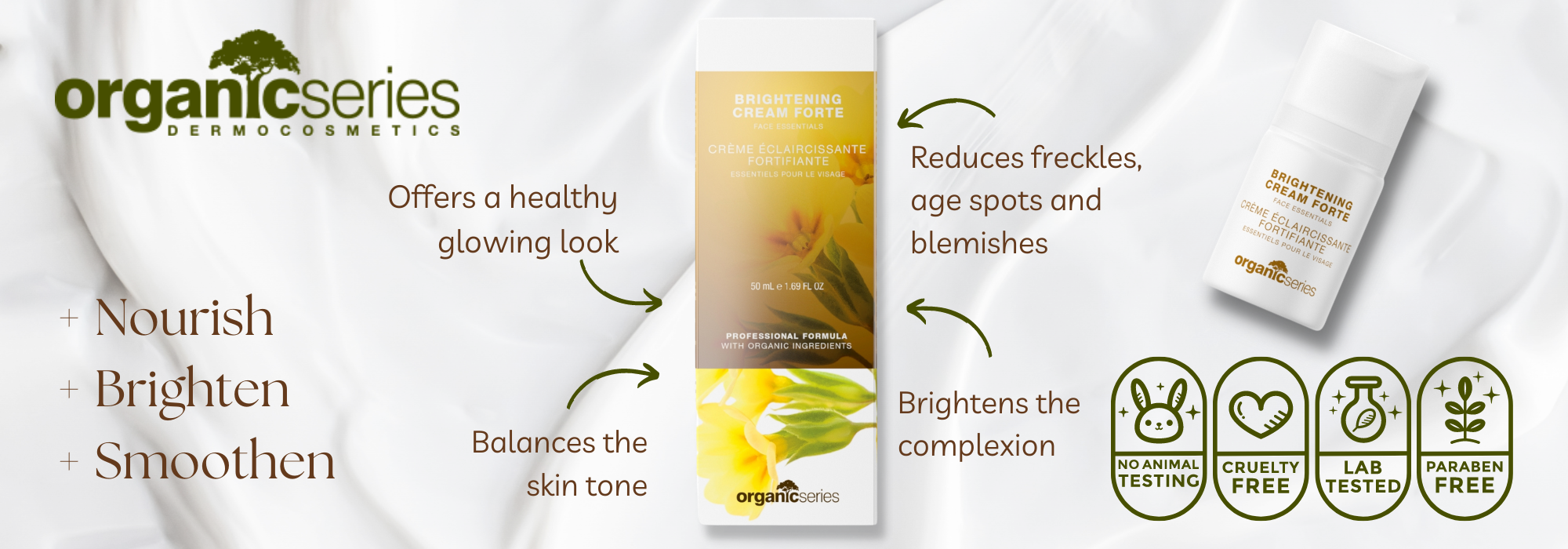 brightening cream forte by organic series