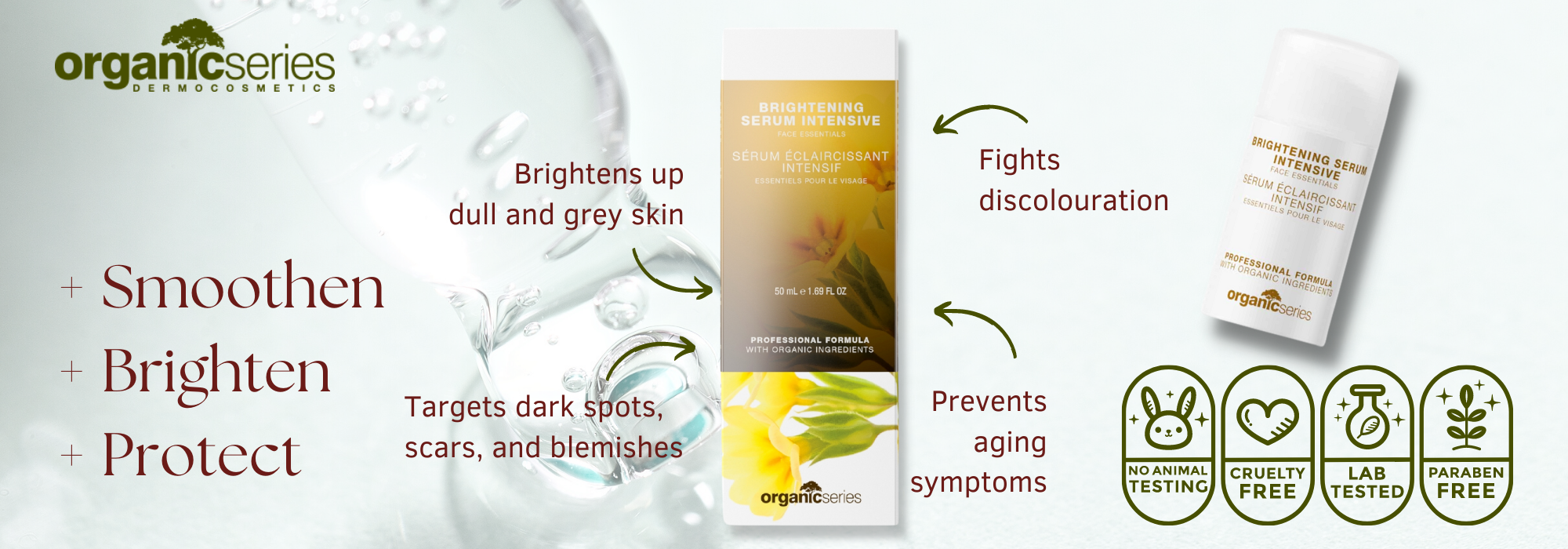 brightening serum by organic series
