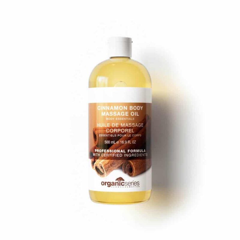 cinnamon body massage oil by organic series