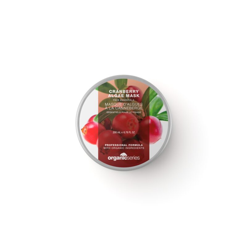 cranberry algae face mask by organic series