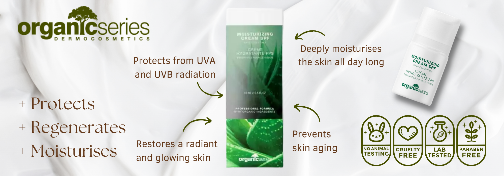 face moisturiser with sunscreen spf20 moisturising spf20 cream by organic series
