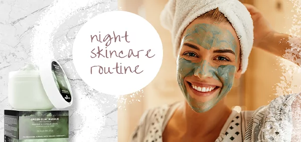 Night skincare routine with the Organic Series