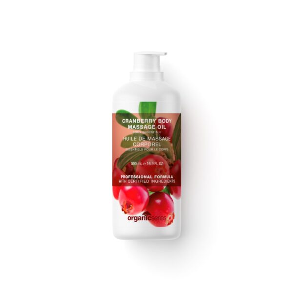 Cranberry body massage oil by organic series