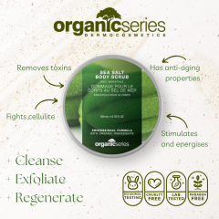 sea salt natural body scrub uk by organic series
