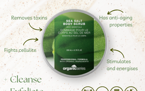 sea salt natural body scrub uk by organic series
