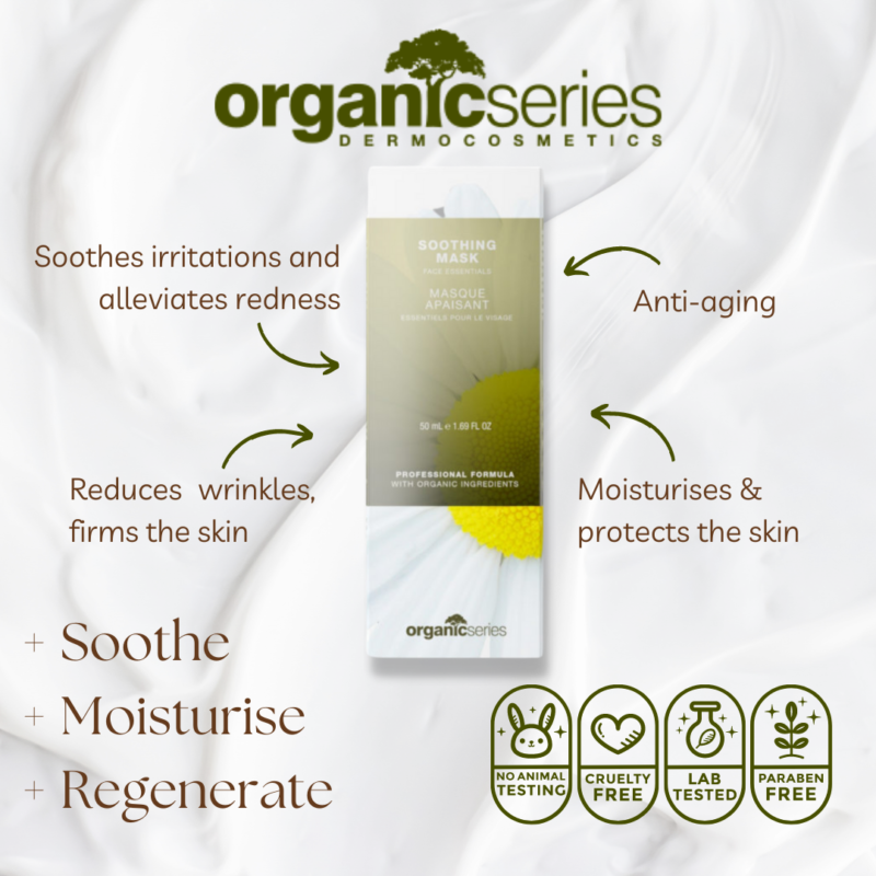 soothing cream mask by organic series