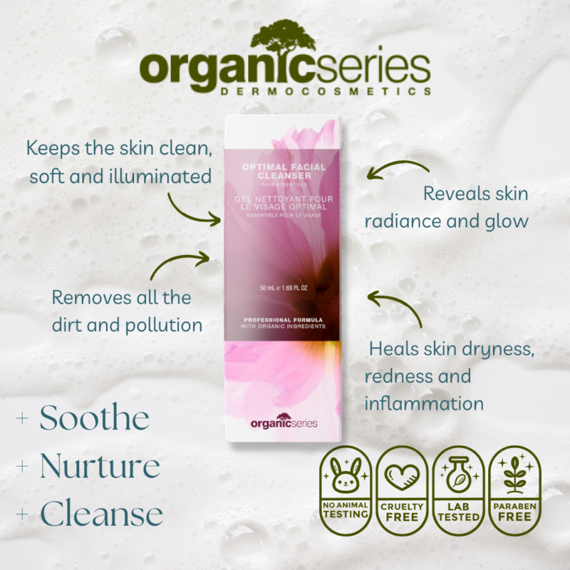 optimal facial cleanser by organic series