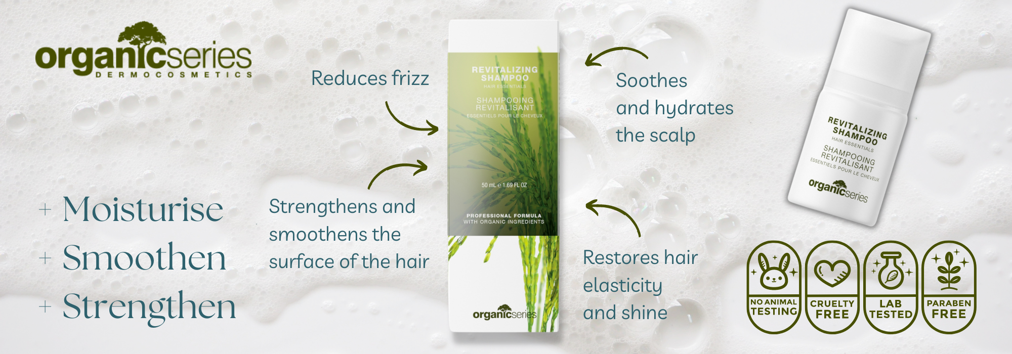 revitalising shampoo by organic series